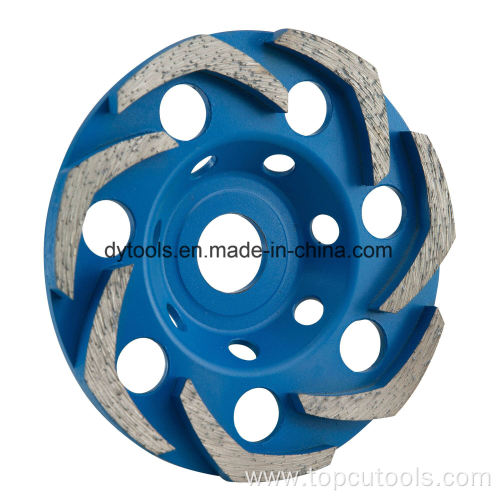 Single Row Diamond Grinding Cup Wheels for Concrete Grinding